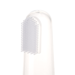 Silikonový zubní kartáček na prst