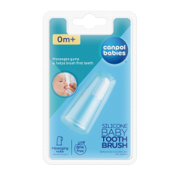 Silikonový zubní kartáček na prst