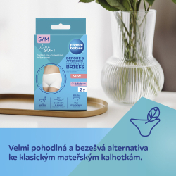 Canpol babies Těhotenské a poporodní kalhotky 2v1 L/XL 2ks
