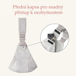 ERGOBABY SLING - Upsie sling nosítko - Pearl Grey