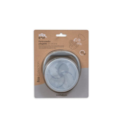 Skládací silikonový HRNEK na svačinku - šedý