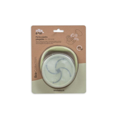 Skládací silikonový HRNEK na svačinku - zelený