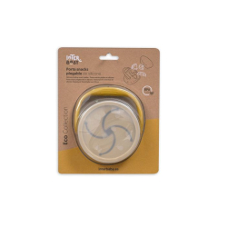 Skládací silikonový HRNEK na svačinku - okrový