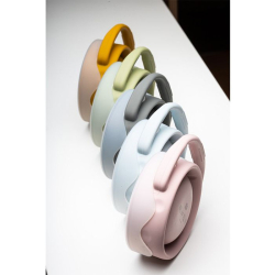 Skládací silikonový HRNEK na svačinku - okrový