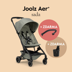Joolz AER+ kočárek Sage green - SADA madlo a držadlo na nápoj