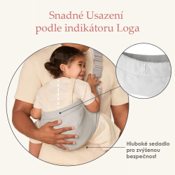 ERGOBABY SLING - Upsie sling nosítko - Natural Beige