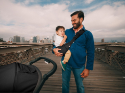 ERGOBABY SLING - Upsie sling nosítko - Midnight blue