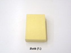 Prostěradlo froté 120x60 cm žlutá