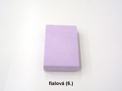 Prostěradlo froté 120x60 cm fialová