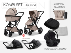 Moon PIÚ kombi set black chrome - SAND 2025 