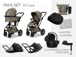 Moon PIÚ maxi set black matt - MUD 2025 