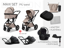 Moon PIÚ maxi set black chrome - SAND 2025 