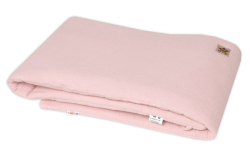 Mušelínový mantinel 160x33 cm, pudrově růžový