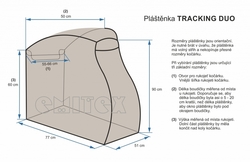 Pláštěnka tracking duo