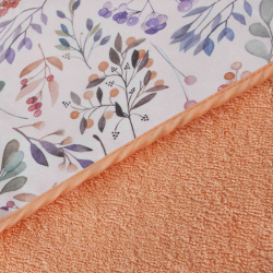 osuška s kapucí CEBA oranžová