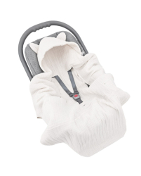 Eko zavinovačka do autosedačky beige