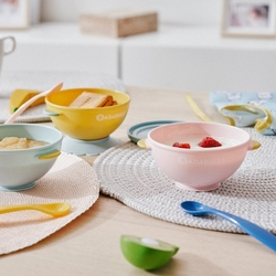 Badabulle sada misek s přísavkou Fun Colors