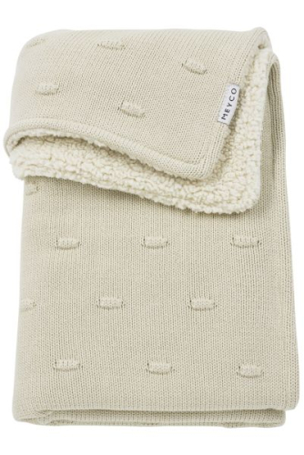Deka Meyco Knots Teddy fleece - Soft sand