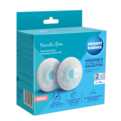 Sběrač mateřského mléka do podprsenky 2ks