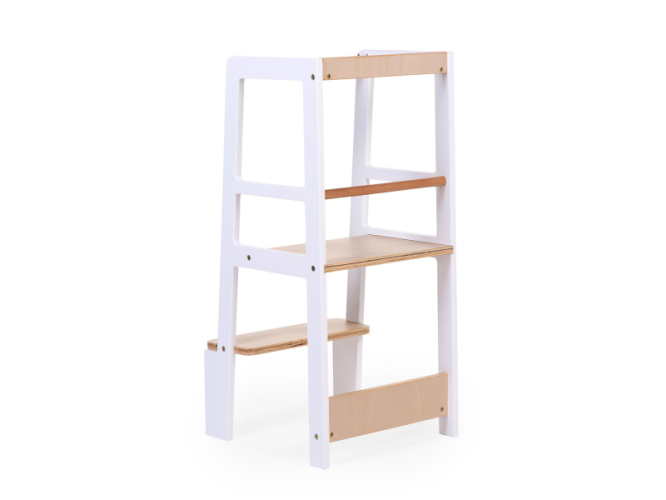 Childhome Učící věž White Natural