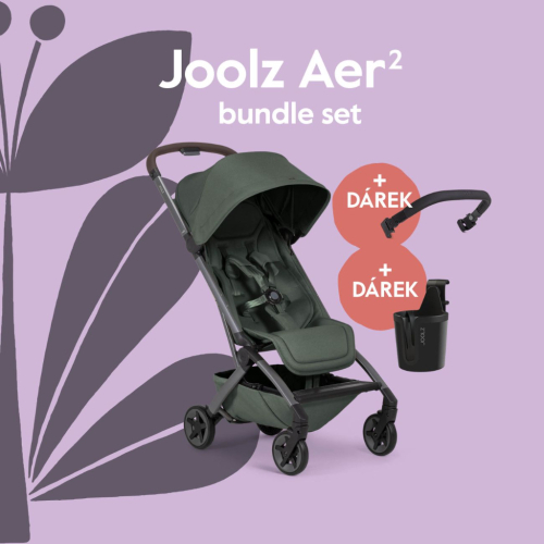 Joolz AER2 kočárek BUNDLE SET Forest green