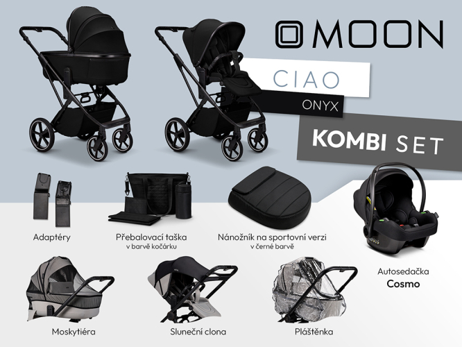 MOON CIAO KOMBI set - Onyx 