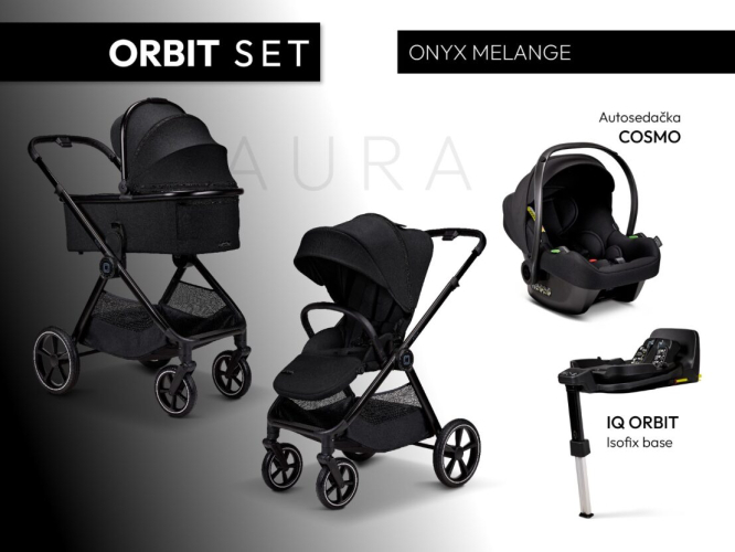 MOON AURA - Orbit set - Onyx Melange 